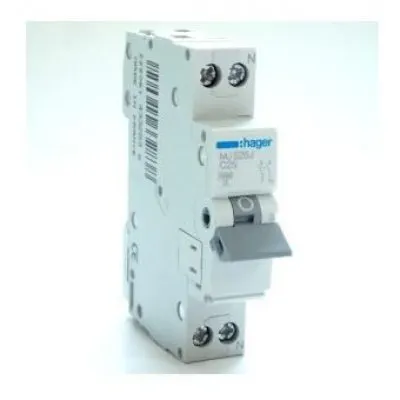 Siguranta automata 1P+N 25A Hager MJ525J