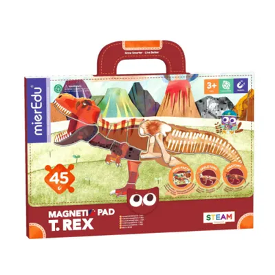 Joc magnetic educativ - Tyrannosaurus Rex