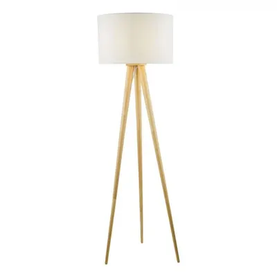 Lampadar de podeaIvor Tripod Floor Lamp Light Oak Base Only