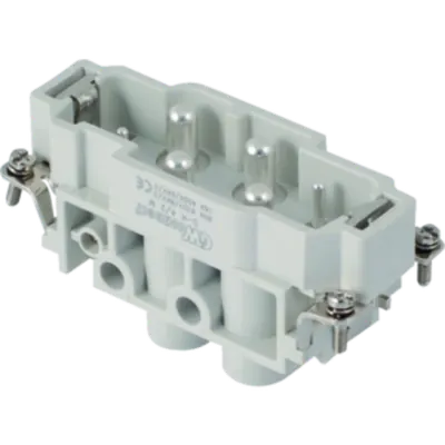 Contector industrial Tata - 77X27 - 4P + E 80A 830V / 8kV / 3 - ȘURUB CONNECTION - GRI