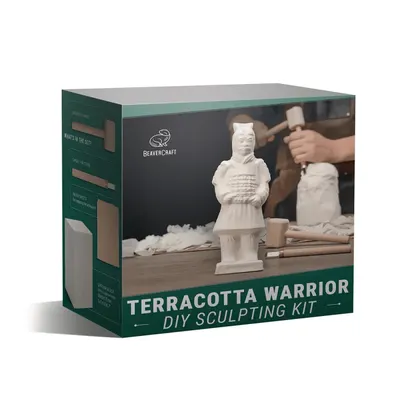 Kit de sculptura BeaverCraft Warrior, 3 piese