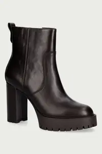 Pinko botine cu toc pentru femei din piele Clara 01