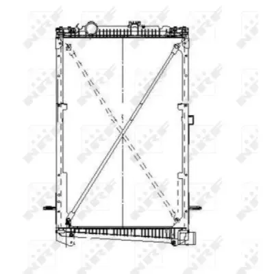 Radiator, racire motor NRF 519679
