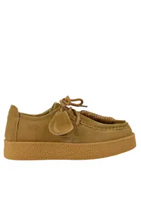 Tenisi casual - dama - T003 bej - piele nabuc - Bej