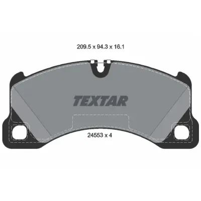 Set placute frana, frana disc TEXTAR 2455301