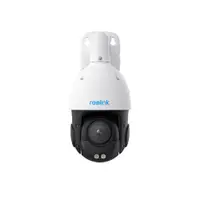 Camera supraveghere rotativa speed dome PTZ IP Reolink P840, 4K, Zoom 5X, IR / lumina alba 60 m, PoE, detectie persoane / vehicule / animale, slot card, microfon, difuzor