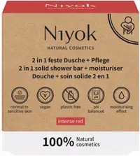 Niyok Gel de duș și cremă hidratantă 2 în 1 Intense Red, 80 g
