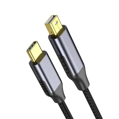 Cablu Adaptor Type-C la Mini DisplayPort, 60Hz, Transfer Video Ultra HD - Default Title