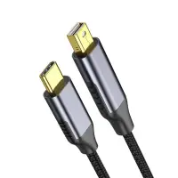 Cablu Adaptor Type-C la Mini DisplayPort, 60Hz, Transfer Video Ultra HD - Default Title