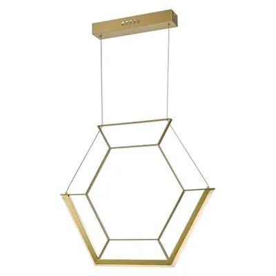 Lampa suspendata Hexagon Pendant Gold LED