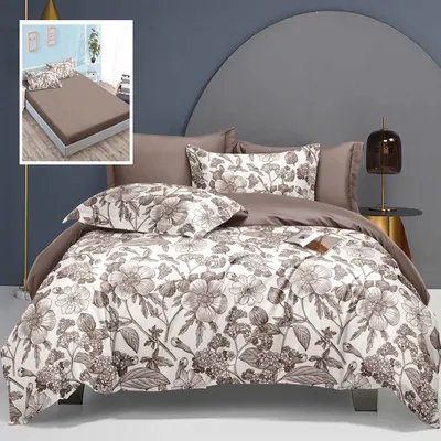 Lenjerie de pat elegance 6 piese cu husa (leh4)