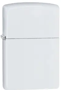 Brichetă Zippo - Classic White Matte, albă