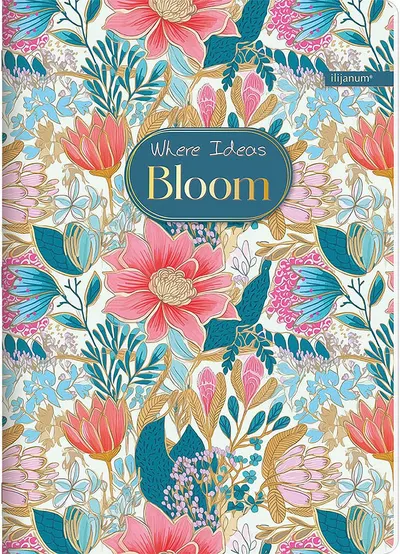 Caiet Ilijanum Bloom - A4, 80 foi, sortiment