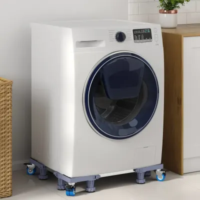 vidaXL Suport pentru mașina de spălat Manual Gri 67 x 67 x 12 cm
