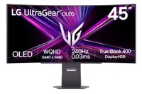 Monitor de gaming LG - UltraGear 45GX900A-B, 44.5'', 240Hz, 0.03ms, negru