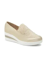 Pantofi dama - 267508 - Piele ecologica - Auriu
