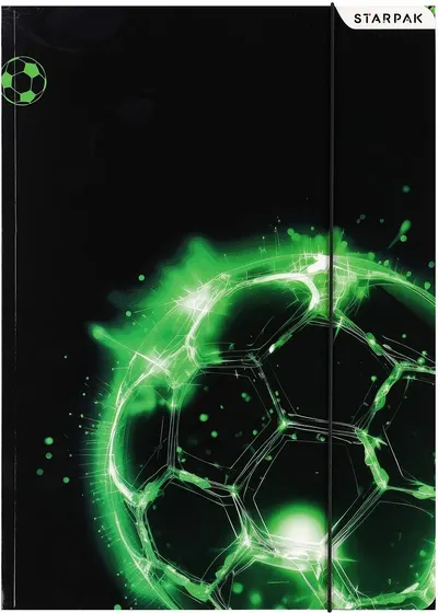 Mapă cu elastic Starpak Football - A4, sortiment