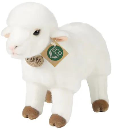 Jucărie de pluș Rappa Eco Friends - Miel, 27 cm