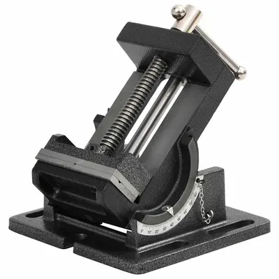 vidaXL Menghină cu înclinare mașină găurit, acționare manuală, 110 mm