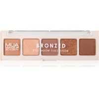 MUA Makeup Academy Eyeshadow Collection 5 Shade Palette paletă cu farduri de ochi culoare Bronzed 3.8 g