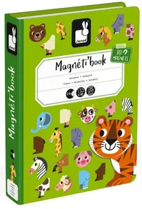 Carte magnetica pentru copii Janod - Animale