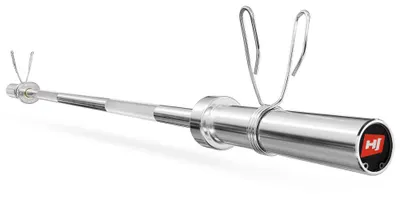 Bară olimpică dreaptă Hop-Sport 165 cm (50 mm) cu manșon rotativ