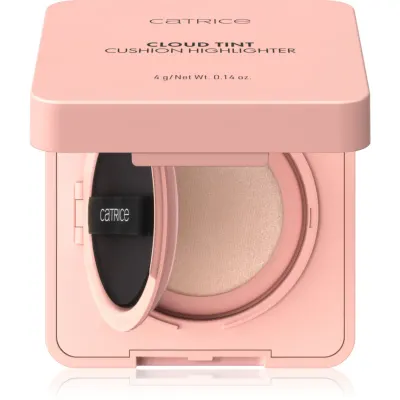 Catrice Cloud Tint Cushion Highlighter burete cu iluminator lichid culoare C010 Stay Halo’d 4 g