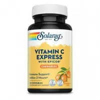 Vitamina C Express Solaray, Secom | 30 comprimate masticabile