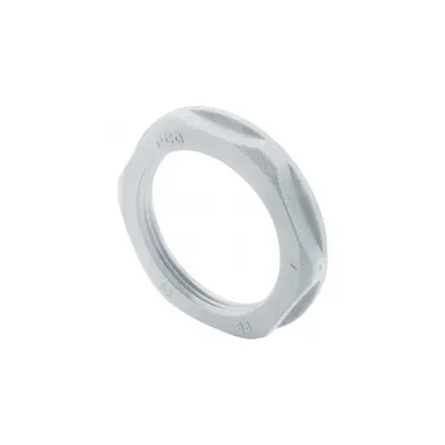 Locking nut - plastic - IP 55 - PG 7 - gri RAL 7035
