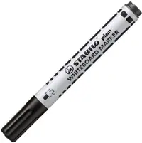 Marker pentru tablă albă Stabilo Plan – vârf rotund, negru