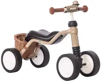 Bicicletă cu 4 roți Puky - Wutsch Bundle, bej