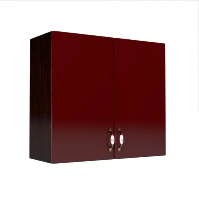 Corp superior 80 cu 2 usi Zebra MDF rosu simplu
