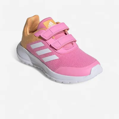 Încălțăminte Educație fizică ADIDAS TENSAUR RUN Roz-Alb-Portocaliu Copii