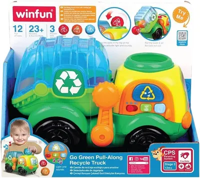 Jucărie interactivă WinFun – Camion de reciclare