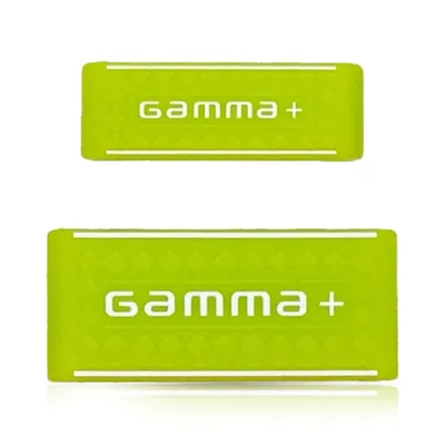 Set gripuri de silicon GAMMA+ - pentru masini de tuns/contur/ras - Verzi