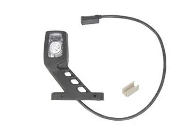 Lumina clarificare stanga, portocaliu rosu alb, LED, suprafata, lungime cablu 500mm, pe bratul mediu-lung, 12 24V (cu clema pentru fir plat, conector: CLICK-IN JAEGER, IP66)