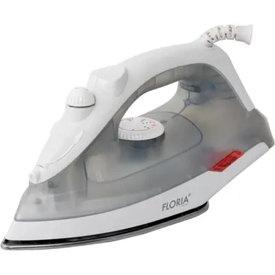 Fier de Calcat, Temperatura Reglabila, Talpa din Ceramica, Putere 1600W, Gri