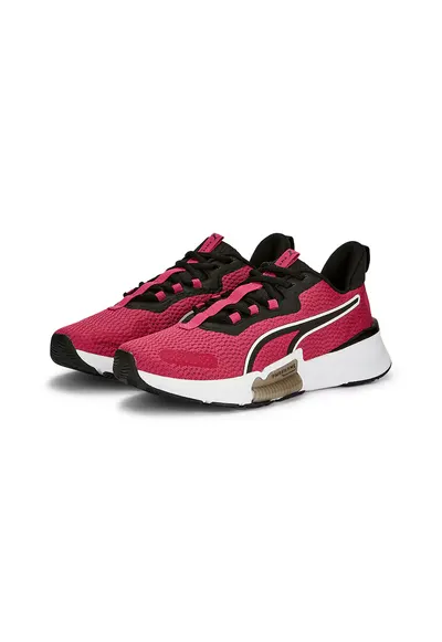 Pantofi de plasa pentru fitness PWRFrame - Negru/Coral