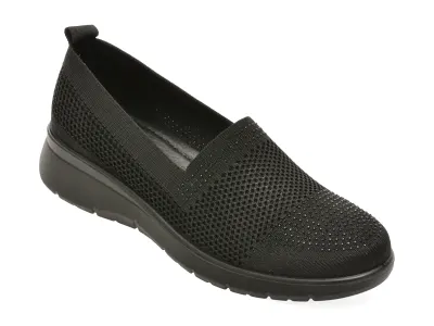 Pantofi sport PASS COLLECTION negri, J860024, din material textil