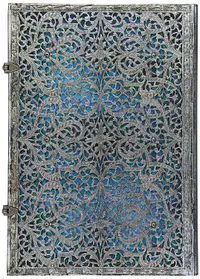 Carnețel Paperblanks Silver Filigree - Maya Blue, Ultra, 120 de coli