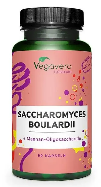 Saccharomyces Boulardii + Mannan-Oligosaccaride, 90 capsule, Vegavero