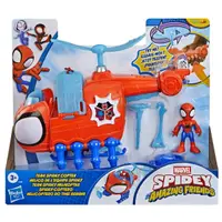 Figurina cu elicopter, Spidey And His Amazing Friends, Team Spidey Copter, G1969