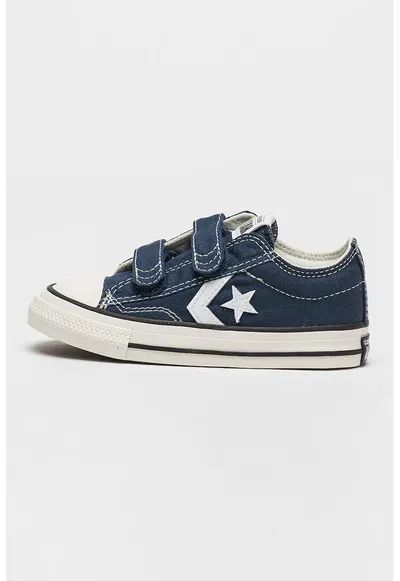 Tenisi cu velcro Star Player 76 - Alb/Albastru inchis