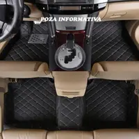 Covorase auto LUX PIELE 5D Mercedes S-Class W221 2005-2013 scurt ( 5D-06 cusatura bej )