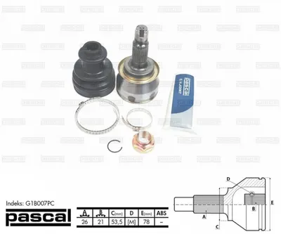 Cap planetara spre roata (26z 21z 53,5mm) MINI (R50, R53), (R52), (R56) 1.4 1.6 intre 2001-2012