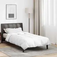 vidaXL Duvet de iarnă 140 x 200 cm Iarnă Pene Alb Respirabil