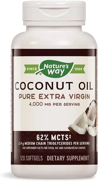 Coconut Oil, 1000 mg, 120 capsule, Nature's Way