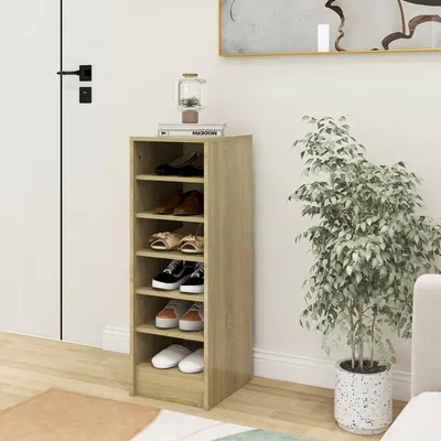 Gossi pantofar, stejar sonoma, 31,5x35x90 cm, pal