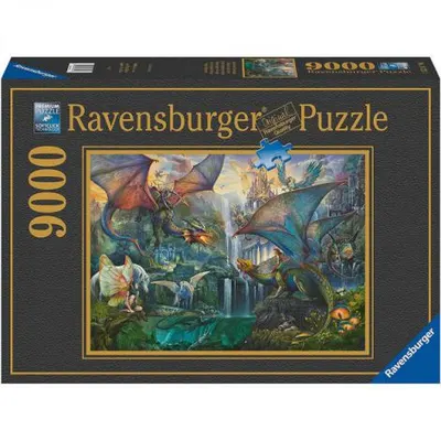 Puzzle Dragoni la Lupta, 9000 Piese
