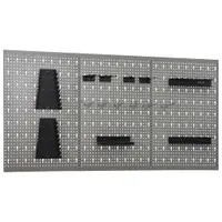 Gossi panouri pentru scule de perete, 3 buc., 40 x 58 cm, otel